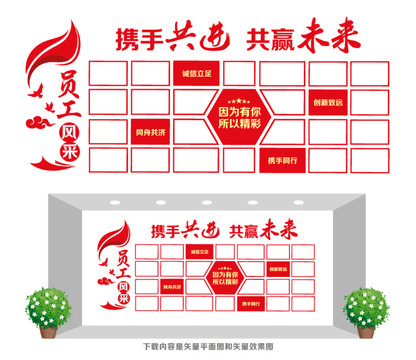 企業(yè)員工風(fēng)采墻