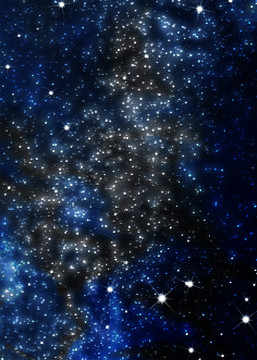 藍色星空紋理