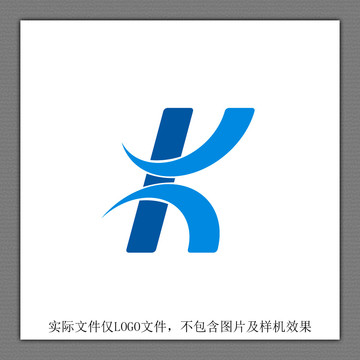 K字母创意LOGO设计