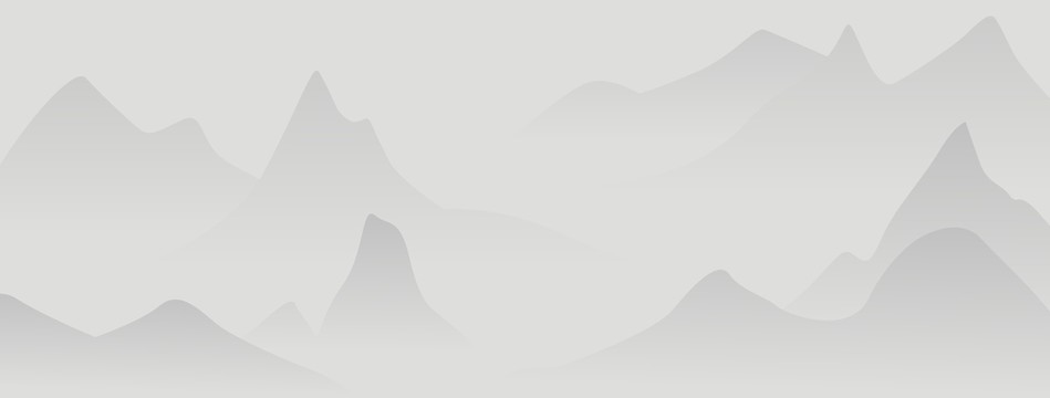 黑白意境山水畫
