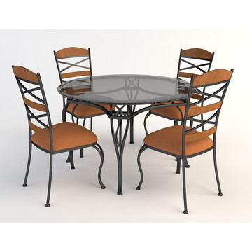 C4D桌椅茶桌餐桌模型