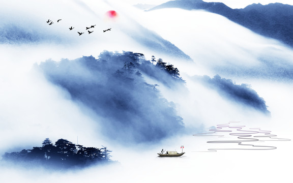 意境山水畫