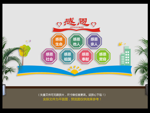 感恩文化墻