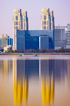 杭州钱塘江两岸风景