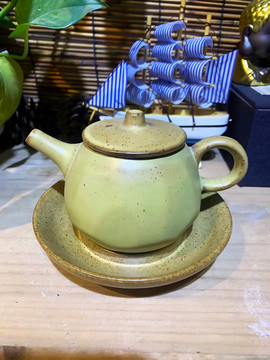 陶瓷茶具茶壶特写