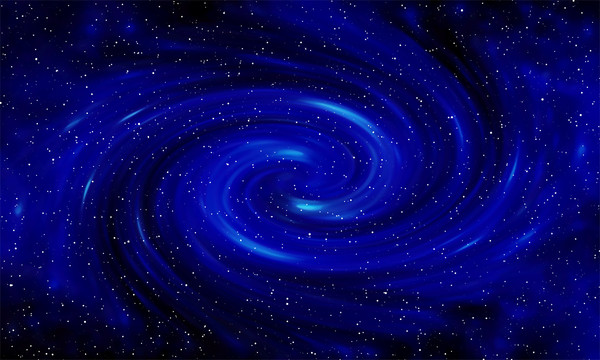 藍色旋渦星空