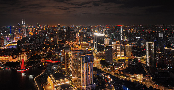 上海北外滩夜景