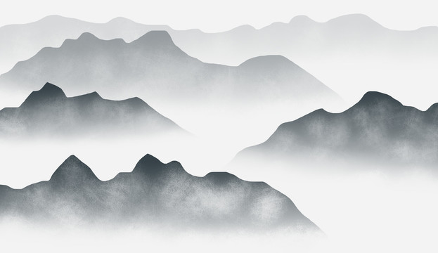 抽象山水畫