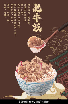 肥牛飯海報