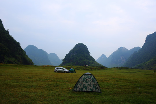 广西隆安更望湖风景