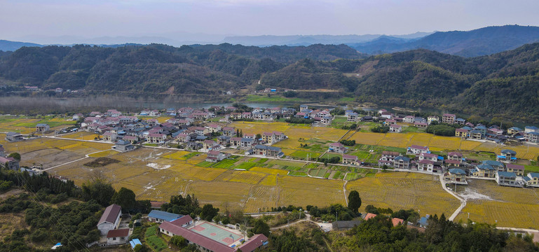 南方美丽乡村田园风光