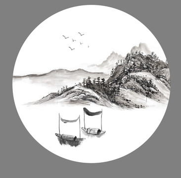 江南水墨畫(huà)