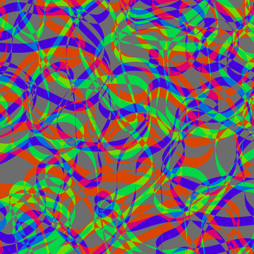 藍色幾何地毯