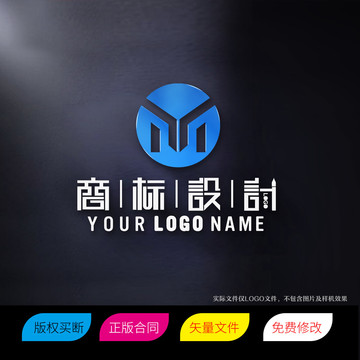 MY字母LOGO