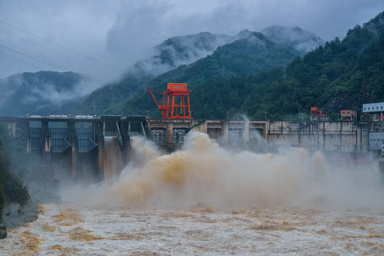 汉江上游水电站