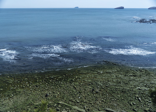 蔚蓝的大海海边海岛