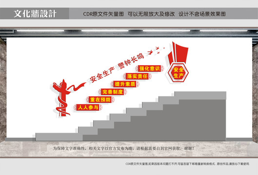 安全生產(chǎn)樓道文化墻
