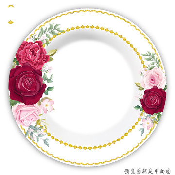 玫瑰餐具