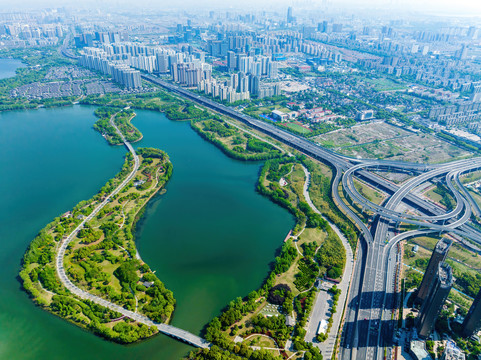 江苏苏州石湖景区与蠡墅立交