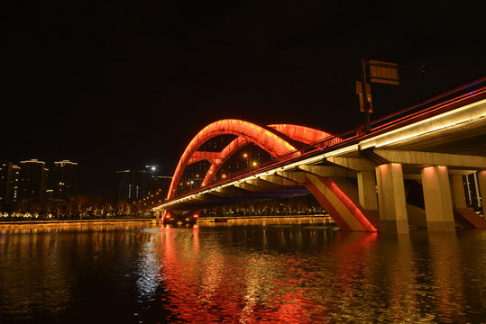 金华双龙大桥夜景