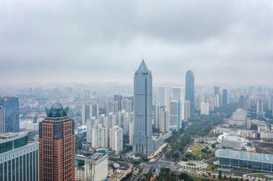 海南省海口市龙华区城市航拍