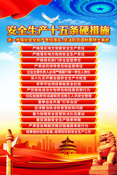 安全生產(chǎn)十五條硬措施