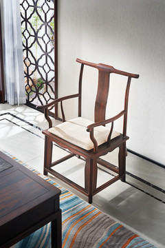 中式实木家具太师椅茶椅单人椅