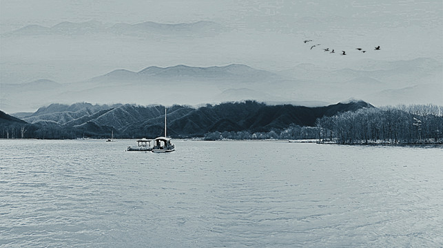 水墨山水风景