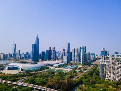 深圳城市风光南山区