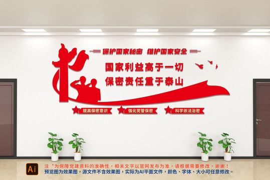 保密文化墻