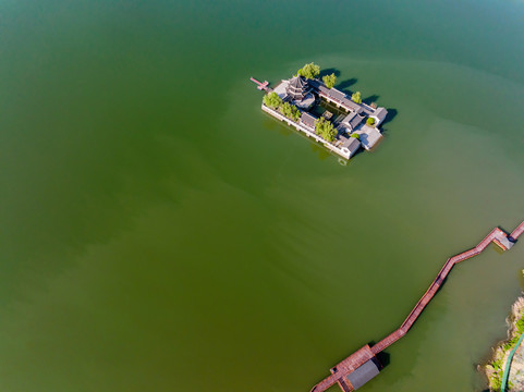 江苏苏州石湖景区风光