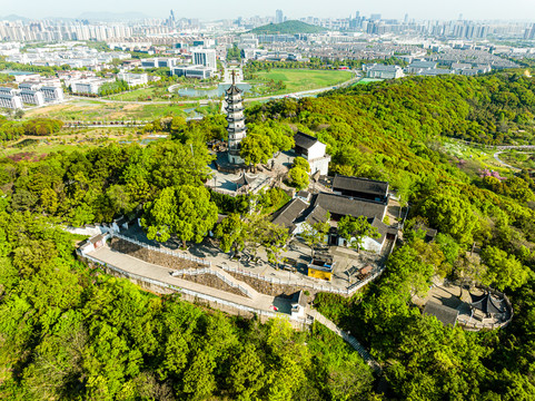 江苏苏州上方山楞伽塔