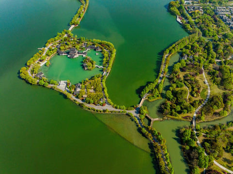 江苏苏州石湖景区风光