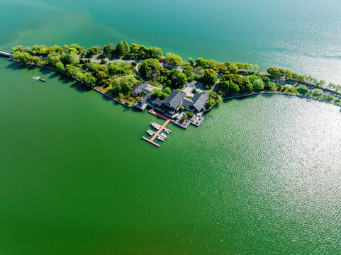 江苏苏州石湖景区风光