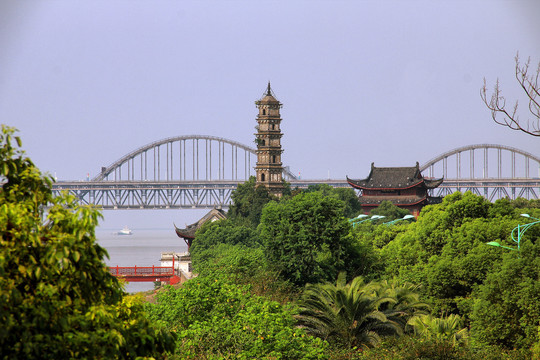 九江长江大桥古建筑