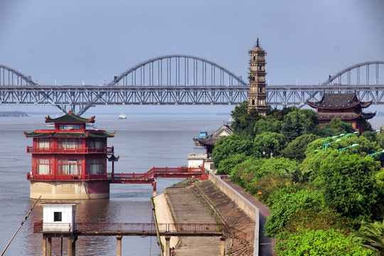 九江长江大桥古建筑