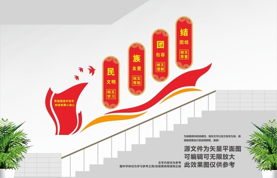 民族團(tuán)結(jié)樓道