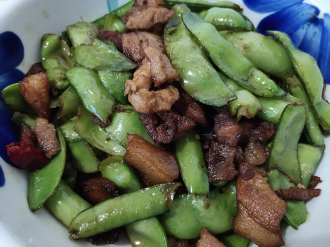 小炒肉炒豌豆
