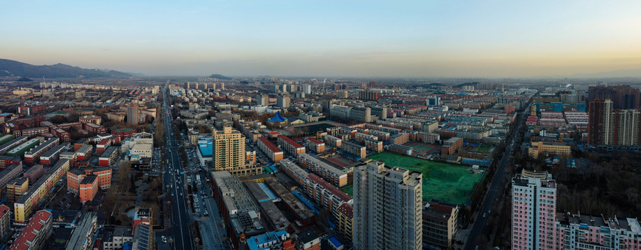 北京昌平区地标航拍