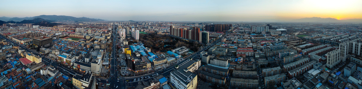 北京昌平区地标航拍