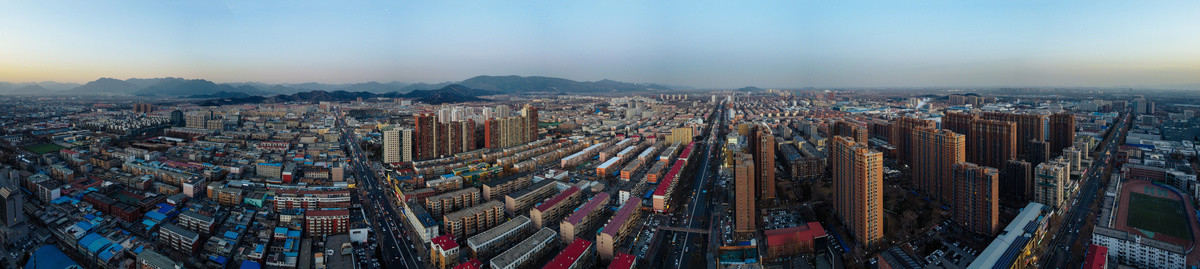 北京昌平区地标航拍