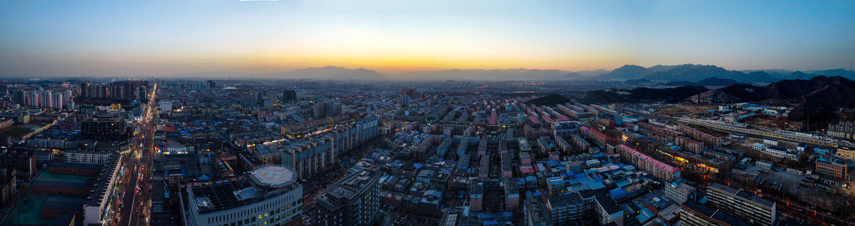 北京昌平区地标航拍