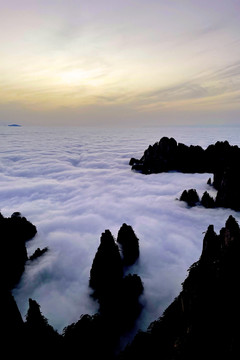 黄山西海云海