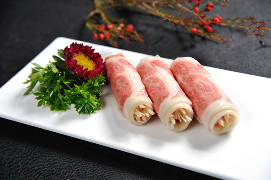 肥牛蔬菜卷