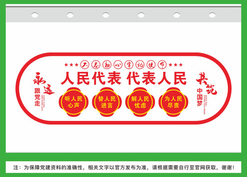 人大形象墻