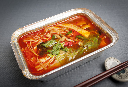 錫紙盒金針菇
