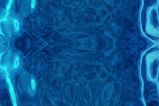 抽象藍(lán)色水紋