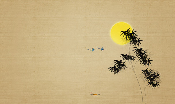 墨竹圖