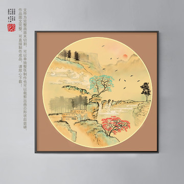 圓形裝飾畫(huà)