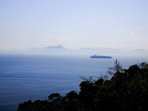 蓝色海洋美景